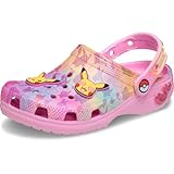 Crocs Unisex Kinder Pikachu Pink CLS CLG K Clog, Multi, 36/37 EU