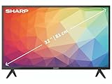 SHARP LED Fernseher 81cm 32' HD Ready Android TV™ DVB-S2, DVB-T2, DVB-C, 2X USB, 2X HDMI