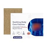 Entlastung Bauchpflaster - Atmungsaktive Bauchaufkleber, 10 Stück Beruhigende Patches mit schnell wirkendem Komfort, flexibles Klebedesign mit sanfter Unterstützung für Zuhause, Büro, Reisen, Workout