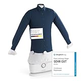CLEANmaxx automatischer Hemdenbügler | Bügler für Hemden, Blusen & Hosen, schonender als Wäschetrockner und Bügeleisen | Trocknen und in Minuten knitterfrei [weiss]