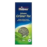 Meßmer Feinster Grüner Tee | Ganzes Teeblatt | 150 g | herb-frisch | Vegan | Glutenfrei | Laktosefrei