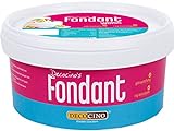 DECOCINO Fondant weiß – 1 Kilo Vorteilspack – ideal zum Verzieren von Kuchen, Torten, Cakepops – palmölfrei & vegan