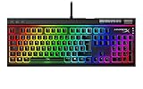 HyperX Alloy Elite 2 – Mechanische Gaming-Tastatur, Software-gesteuerte Beleuchtung und Makroanpassung, ABS Pudding Keycaps, Mediensteuerung, RGB Hintergrundbeleuchtung. Linear Switch, HyperX Red