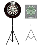 CyeeLife Professionelles Dartscheibe Ständer,Mobiler Dartständer für Klassische und Elektronische Dartboards