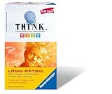 Ravensburger 23294 - Think Kids Logik-Rätsel, Mitbringspiel für 1 Spieler, ab 8-99 Jahren, kompaktes Format, Reisespiel, Rätselspaß, Yellow