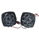 Stereosystem für Motorrad – Kompaktes Lautsprechersystem mit Verstärker für Lenker, vielseitiges Zubehör für Roller und Spaziergänge im Freien mit Straßenlärm