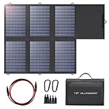 ALLPOWERS SP026 60W Tragbares Solarpanel, Monocrystalline Faltbar Solar Panel Photovoltaik Mobile Solarmodule mit 18V DC, 60W USB-C und USB-A Ausgängen FüR Wohnmobile, Outdoor, Reisen Und Camping