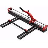 HEYOUTH Fliesenschneider Manuell,Flisenschneidmaschine 800mm Schnittlänge,Schnittstärke 8-15mm,Robuste Bauweise, Winkelanschlag von 0° bis 60° / Rutschfeste Unterlage, Tile Cutter