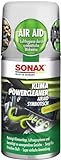 SONAX KlimaPowerCleaner AirAid Klimaanlagenreiniger Green Lemon (100 ml) sorgt schnell und einfach für langanhaltende Lufthygiene und befreit dauerhaft von lästigen Gerüchen | Art-Nr. 03234000