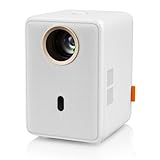 Mini Beamer 4K Full HD 1080P Beamer 5G WiFi Bluetooth, 15000 Lumen Tragbare Beamer Heimkino Video Projektor mit Elektrischer Fokus, 4D/4P Trapezkorrektur, Kompatibel mit TV Stick/Smartphone/HDMI/USB