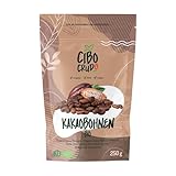 Kakaobohnen Roh Bio - 250g. Rohe Kakaobohnen Ungeröstet zum Essen aus Guatemala. Raw Cacao Beans Kakao Bohne Ganze Sorte Criollo. Bbiologischer Anbau.