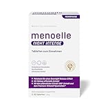 menoelle Night intense. Schneller Einschlafen, tiefer Durchschlafen in den Wechseljahren. Hochdosiertes Melatonin 1,9mg, L-Tryptophan, Folsäure, Melisse, Estrog-100. 1 Tab./Nacht. 30 Tabletten