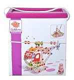 Eichhorn - Constructor Hubschrauber Bausatz – Konstruktionsspielzeug aus Holz, 225 Teile, für Kinder ab 6 Jahren, Verschiedene Bauvarianten, in Box