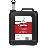 SWS Forst GmbH SUPER-OIL Kettensägenöl 5 L – Hochwertiges Kettenöl für Motorsäge – Sägekettenöl mit Haftzusatz – Für Kettensäge & Führungsschiene