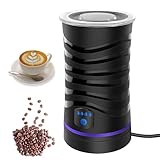 Milchaufschäumer 4 In 1 Milchaufschäumer Elektrisch, Milchschäumer Elektrisch Milk Frother mit 4 Modi Elektrischer Milchaufschäumer für Cappuccino, Latte, Mokka, Macchiato, Heiße Schokolade