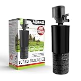 Filter Turbo 500 – Komplette Filterung | Innenfilter für Süßwasseraquarien bis 150 l | 500 l/h | 4,4 W | Belüftung + Regulierung