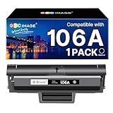 GPC IMAGE Kompatible für HP 106A Toner W1106A Schwarz für Laser 107w MFP 135wg 137fwg 135w 137fnw 135a 107a 107r 135r Druckerpatrone (Schwarz)