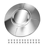 Helilyco Aluminium-Terrassenheizer, Reflektor, Schirm-Form, Gasheizungen, Silber