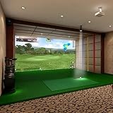 Golfsimulatoren für Zuhause Indoor Golf Simulator Schlagbildschirm Golftrainingshilfe Golfsimulator Bildschirm Aufprall Golf Simulator Golf Bildschirm Golf Hilfe Bildschirm Golf zu Hause Golfsimulator