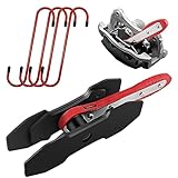 CHANG QI Bremssattelwerkzeug Ratschen Bremskolben-Rückstell-Werkzeug mit 2 Stahlplatten und 4 S Haken Bremsbelag-Ersatzhaken……