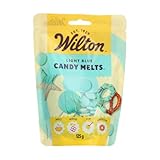 Wilton Candy Melts Hellblau: Schmelzende Glasur mit Süßem, Cremigem Geschmack zum Gießen, Dippen und Dekorieren - für Cake Pops, Keksen, Pralinen und Kuchen - 125 g