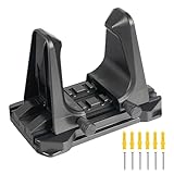 Platzsparendes Fahrrad-Parksystem, Schwerlast-Aufbewahrungshaken, vertikale Fahrradhalterung mit verstellbarem Wandaufhänger, Schwarz