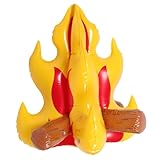 LIFKOME Aufblasbares Lagerfeuer PVC Feuerflamme Kinderzubehör Wiederverwendbar Stabil für Camping Geburtstag und Fantasievolles