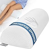 5 Stars United Halbrolle Kissen - Unterstützung für Rücken, Knöchel und Knie, Beinhebekissen, Linderung von Rücken, Lenden und Nackenschmerzen, Hochwertiger Memory-Schaum, Atmungsaktiver Bezug