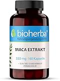 Maca Kapseln Hochdosiert Maca Extrakt 350 mg + Selen - 60 Kapseln für Potenz und Vitalität von BIOHERBA