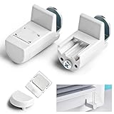 Universal Klemmträger 4 X Klemmhalter Plissee Rollos Wabenplissee Klemmfix ohne Bohren Set Befestigung Metal Bügelklemmträger Kipp dreh Fenster Tür flügel Verstellbereich 5-24 mm mit einschub Platte