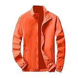 Cexiakong Regenjacke Herren Wasserdicht Atmungsaktiv Dünne Leichte Jacke Windbreaker Kapuze Regenjacke Reißverschluss Wasserdicht Atmungsaktiv Dünne Leichte Jacke Lässig