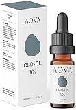 CBD Öl 10% Vollspektrum - aus Bio Kultivierung (Laborgeprüft) - Premium Hanföl Tropfen mit Cannabidiol, 10ml