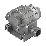 wolfcraft Bohrmaschinen Pumpe mit Metallgehäuse 2200000; Selbstansaugende Wasserpumpe mit bis zu 3000 l/h – ideal als Gartenpumpe oder zum Auspumpen von Wasserbetten