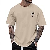 Angebot des Tages Oversized Tshirt Herren Casual Lose Rundhals Kurzarm Sommer Mode T-Shirt Mit Los Angeles Grafik Kreativen Buchstaben Tshirt Herren Mode Bequemes Tshirt Sommer Herren Kleidung Sale