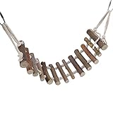 Hölzerne Vogelleiter Hängematte Vögel Schaukelspielzeug Papagei Kauspielzeug Haustierkäfig Hängendes Spielzeug Papageien Kletterbrücke Stehgestell