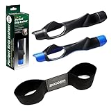 ZWOOGYM Golfschwung-Korrektur-Armband, Schwungtrainer-Hilfe, Golftrainer für Rechts- und Linkshänder, Schwarz, 2 Stück (schwarzes Band + schwarz-Blauer Grifftrainer, 1)