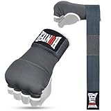 HUNTER Gel-gepolsterte Innenhandschuhe mit Handbandagen, schnelle elastische Trainingsbandagen für Männer und Frauen, Muay Thai, MMA, Kickboxen, Kampfsport