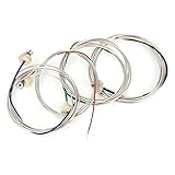 Fafeims Kontrabass Saite, 4 STK IRIN Stahl Kontrabass Cellosaiten Professionelles Musikinstrument Zubeh?r