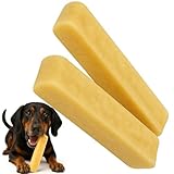 Alp Chews Hartkäse für Hunde – Mittlere 2 Stück – Natürlicher Kauknochen – Kaukäse zur Zahnpflege & Langen Kaudauer