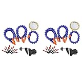 Remingtape 2X Schraub Stock Tisch Klemme Löt Station mit 10 Stücke Flexible Löt Kolben Halter Pcb Schweißen Reparatur Dritte Hand Werkzeug