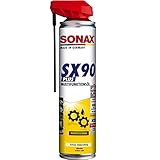 SONAX SX90 Multifunktionsöl mit EasySpray (400 ml) Multifunktionsöl für alle Zwecke wie Rostlöser, Schmiermittel, Korrosionsschutz & Kriechöl| Art-Nr. 04744000