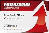 Potenzdrine | Natürliches Potenzmittel Für Aktive Männer | Sexuelle Gesundheit, Potenz, Energie und Leistung Für Herren | Original | Hochdosiert | Extra Stark Kapseln - 749 mg