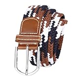 JIARY A,105CM/41.3'',Elastischer Gürtel Stoffgürtel Stretchgürtel: Unisex Geflochtener Dehnbarer Gürtel Für Damen Und Herren, Stoffgürtel Elastisch Stretch Gürtel