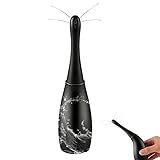 VEGOATY 190 ml Analdusche für Mann mit Biegbarer: Duschdüse Anti Rückfluss Vaginaldusche zur Darmreinigung und Vaginaldusche, Analdusche für Analverkehr für Mann Frau (Schwarz)