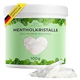 AVIDA ZEN Mentholkristalle 100g, natürliche Menthol Kristalle in wiederverschließbarer Dose, Sauna Kristalle aus Minzöl, ideal für einen vitalisierenden Saunaaufguss