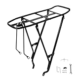 Fahrrad Gepäckträger Hinten Für Rad,EIN rückwärtig angebrachter Gepäckträger für Fahrräder | Höhenverstellbares Sattelstütz Zubehör Für Fahrradtouren Und Radfahren