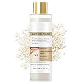 Glow Rice Toner für glatte Haut - Beruhigendes Serum Gesicht mit Reiswasser - Rice Milky Toner Porenverfeinernd, Feuchtigkeitsspendend, Beruhigend - Gesichtswasser Reis für strahlenden Teint