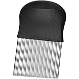 UWYRKSW Edelstahl-Kartoffelchip-Teig-GemüSe-Obst-Crinkle-Wellenschneider-Messer-Kartoffelschneider-Chopper-Hersteller-Werkzeuge