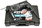 Makita HR2470BX40 Kombihammer inklusiv SDS-PLUS Bohrer-Set im Transportkoffer, 780 W, 230 V, Black Edition, inkl. SDS-PLUS Bohrerset