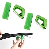 2 Stück Scheibenwischer Schneider Schärfermit Schwämme Reinigungstücher,Scheibenwischer Reparatur,Wischblattschneider,Scheibenwischer Nachschneider,Wischerblätter,Sschärfercheibenwischer Schneider